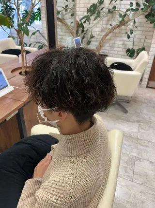 ショート パーマ メンズ コンテスト入賞歴有✨ /HINA🪼のヘアスタイル