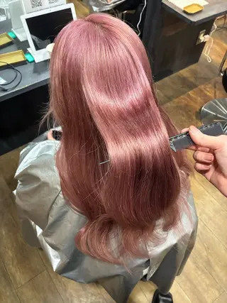 カラー カラーブリーチ特化 石原勇希のヘアスタイル