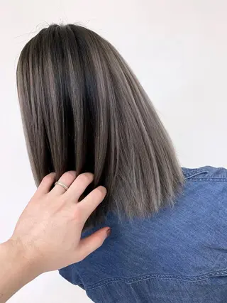 ミディアム 穐田 司樹のヘアスタイル