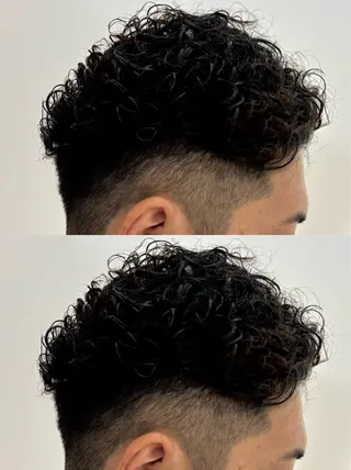 パーマ メンズ 津組 大智のヘアスタイル