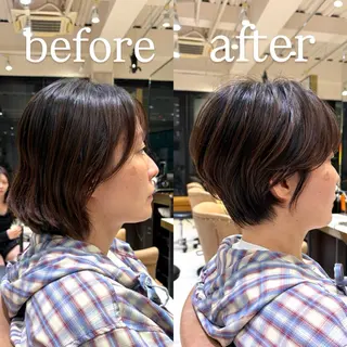 ショート 🍯原宿/小顔 ショート/みゆ🍯のヘアスタイル