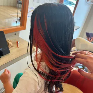 ロング 佐藤 帆春のヘアスタイル
