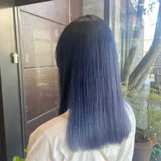 セミロング カラー 優子/ 似合わせカットカラーのヘアスタイル