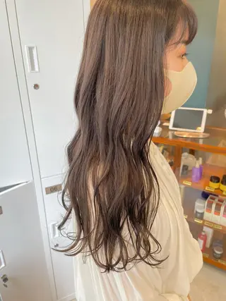 ロング カラー ヘアアレンジ REONA🪽✨薬院 レイヤーカット🫧のヘアスタイル