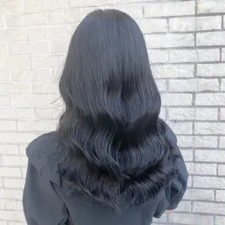 ロング カラー 縮毛矯正/ワンカラー モデル募集🫧田村のヘアスタイル