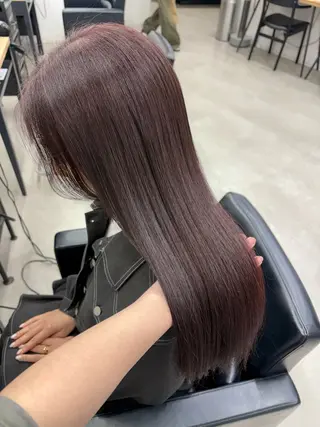 セミロング ダブルカラー/寒色 カラー/リリカ🦕のヘアスタイル