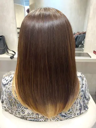 セミロング デジタルパーマ💫/ 似合わせカット✂️のヘアスタイル