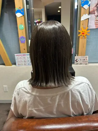 ミディアム 国府田 裕のヘアスタイル