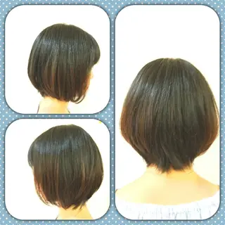 ミディアム 水口 正登のヘアスタイル