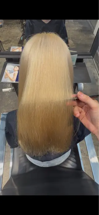 ロング T  O Yのヘアスタイル