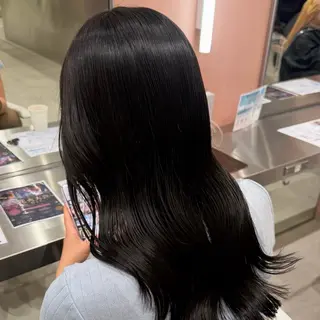 セミロング 🇰🇷韓国ワンホン カラー🎀✨️AYUのヘアスタイル