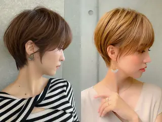 ショート 縮毛矯正/レイヤー taiga🧡のヘアスタイル