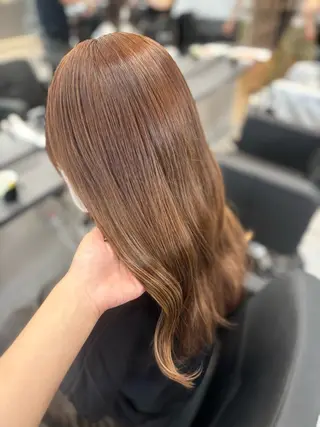 セミロング カラー 🍓チサト🍨/仙台 /レイヤー🪽🤍のヘアスタイル