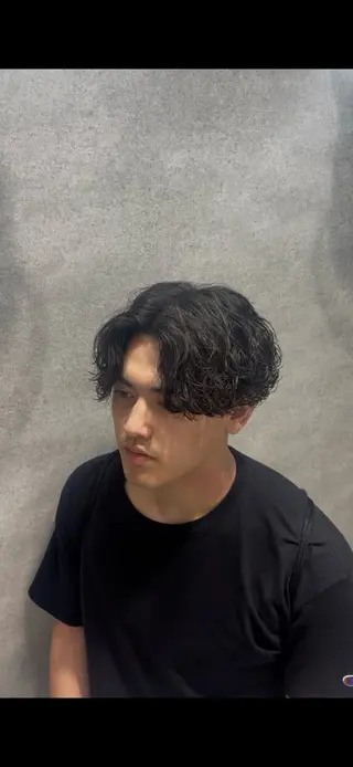ショート パーマ メンズ トレンド🔥メンズ 特化⚡️網野裕希のヘアスタイル