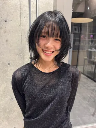 ミディアム 〽️magico/ ウルフDaiki〽️のヘアスタイル