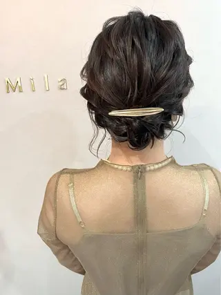 ショート ヘアアレンジ Mila Akariのヘアスタイル