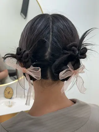 ヘアアレンジ ✨透明感カラー✨ 縮毛矯正🌟石川菜摘のヘアスタイル