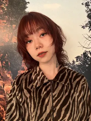 ミディアム カラー ひょこ ☆★☆のヘアスタイル