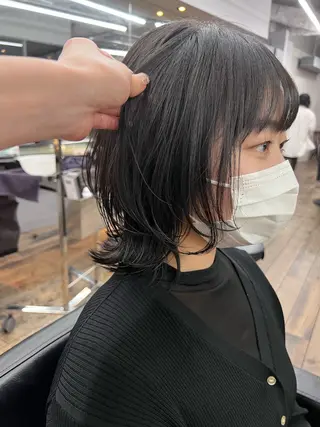 ミディアム 寄主 洸雅のヘアスタイル
