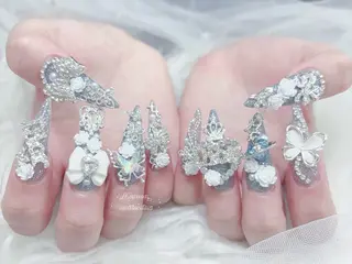ネイル MoMoA Nail ネイル長さ出し専門店のネイルデザイン