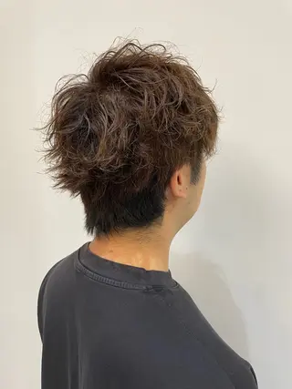 カラー メンズ 🐺メンズウルフ/ ✂️伊藤飛空のヘアスタイル