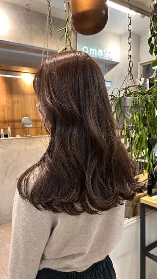 セミロング カラー ❕マンツーマン施術❕ 🍊Moemiのヘアスタイル