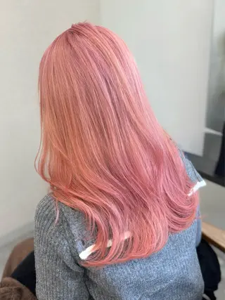 セミロング 🫧はるか🫧 ブリーチ・髪質改善のヘアスタイル