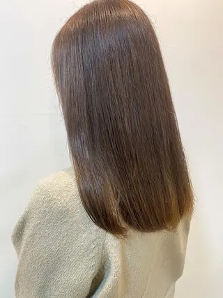 セミロング カラー HIROSE 蘇我2号店のヘアスタイル