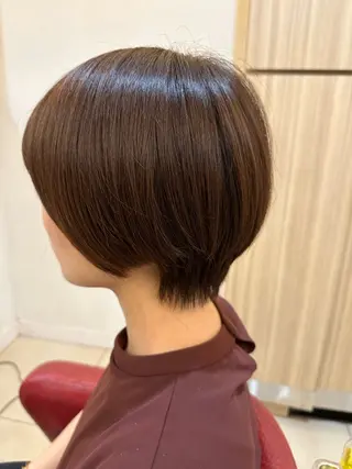 ショート ナチュラルヘア 神田一瑳のヘアスタイル