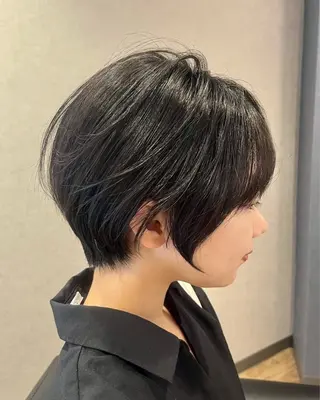 ショート 箕面駅/カット 千葉 凛大のヘアスタイル