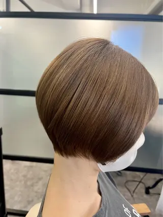 ショート えぞう さおりのヘアスタイル