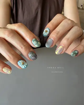 ネイル freex nail /ニュアンス/個性派のネイルデザイン