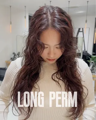 ロング パーマ hyuga/パーマ /ニュアンスパーマのヘアスタイル