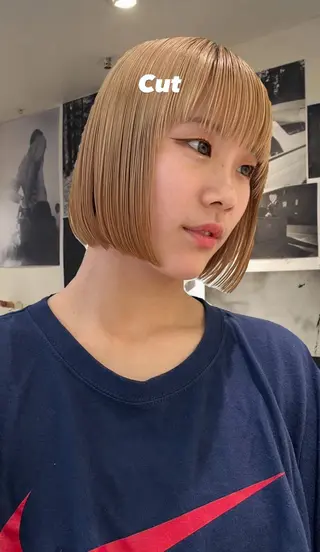 ミディアム JUURI- Shionのヘアスタイル