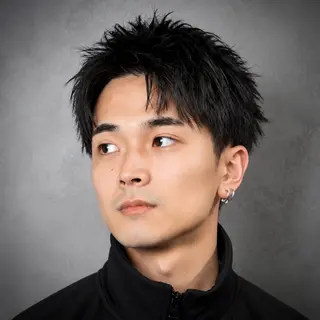 ショート メンズ スパイキーショート 心斎橋【戸兵吏駒】のヘアスタイル