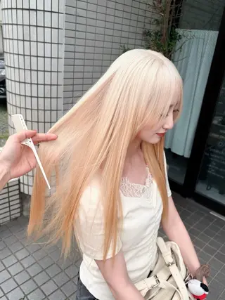 ロング ))カラー特化(( 渡邉 怜のヘアスタイル