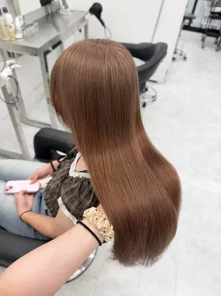 ロング カラー ヘアアレンジ 透明感カラー🎀艶髪 Anju/渋谷🎀のヘアスタイル
