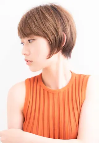 ショート 中西 優典のヘアスタイル