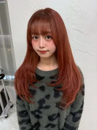 ロング 平山 翔意のヘアスタイル