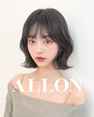 ミディアム 吉田 修登のヘアスタイル