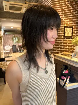 セミロング カラー ichika/福岡 /透明感カラー🤎のヘアスタイル