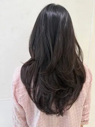 ロング 明日空きあり🩷 layer🎀透明感のヘアスタイル