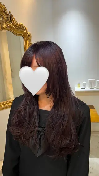 ロング 🩶ハイトーン🖤 URARAのヘアスタイル