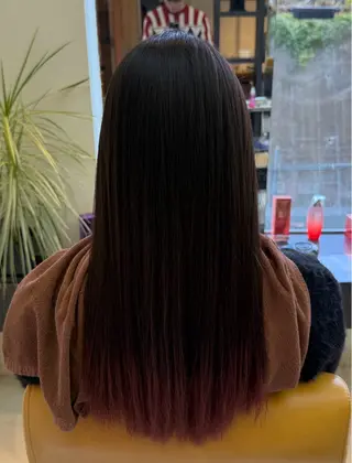 ロング カラー 恵比寿/海上 太郎のヘアスタイル