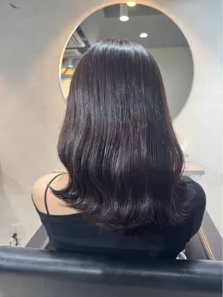 セミロング カラー 武藤 美羽のヘアスタイル