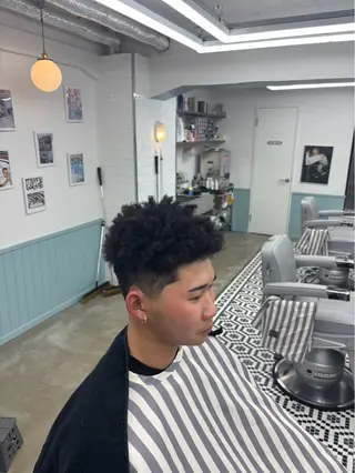ショート パーマ メンズ メンズ特化理容師 ふうきのヘアスタイル