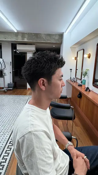 ショート メンズ メンズカット 髙橋創のヘアスタイル