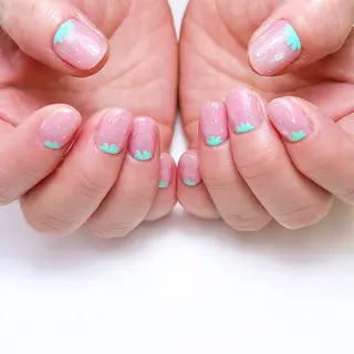 ネイル いちごパフェ ゆいのネイルデザイン