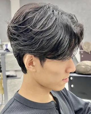 パーマ メンズ GLOP HOMME 店長 アオトのヘアスタイル