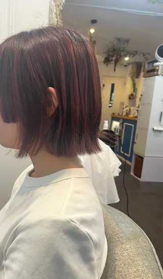 ショート カラー si6【シーム】 小田みきのヘアスタイル